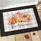 Autumn Watercolors Personalized Fall Doormats - 28457
