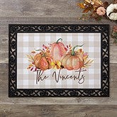 Autumn Watercolors Personalized Fall Doormats - 28457