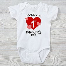 First Valentines Day Personalized Baby Clothes - 28468