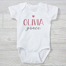 Personalized Baby Girl Gift Girl Baby Clothes Baby Girl Clothes  Personalized Baby Gift Name Shirt Gold Glitter Arrow 019