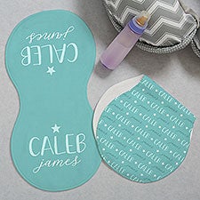 Loving Name Personalized Burp Cloths - Set of 2 - 28487
