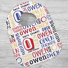 Bright Name Personalized Baby Bibs - 28580