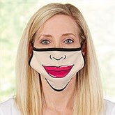 Choose Your Expression Personalized Face Mask For Women - 28610