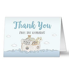 Precious Moments Noahs Ark Personalized Thank You Cards - 28641