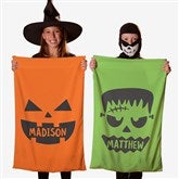 Halloween Faces Personalized Pillowcase Treat Bags - 28687