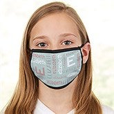 Youthful Name For Girls Personalized Kids Face Mask - 28688