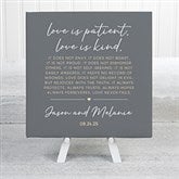 Love Is Patient Personalized Wedding Canvas Prints - 28742