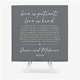 Love Is Patient Personalized Wedding Canvas Prints - 28742