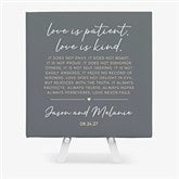 Love Is Patient Personalized Wedding Canvas Prints - 28742