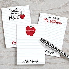 Inspiring Teacher Personalized Mini Notepads - 28767