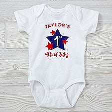 Babys First 4th of July Personalized Baby Clothing - 28778