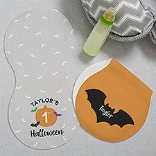 First Halloween Personalized Burp Cloths - Set of 2 - 28803