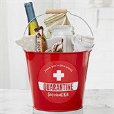 Quarantine Survival Kit Personalized Metal Buckets - 28828
