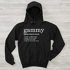 Definition of Grandma Personalized Womens Sweatshirts - 28852