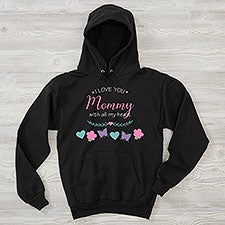 Mom Has All Our Hearts Personalized Adult Sweatshirt - 28879