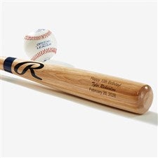 Personalized Birthday Wooden Baseball Bat - 2888