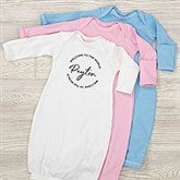 Welcome To The World Personalized Baby Gown - 28890