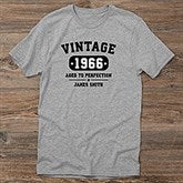Vintage Birthday Personalized Birthday Shirts - 28914
