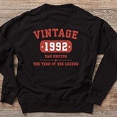 Vintage Birthday Personalized Birthday Sweatshirts - 28915