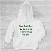 Write Your Own Personalized Kids Sweatshirts - 28950