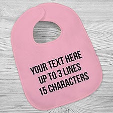 Write Your Own Personalized Baby Bibs - 28952