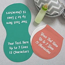 Write Your Own Personalized Burp Cloths - 28953