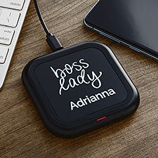 Boss Lady Personalized LED Wireless Charging Pad - 28958