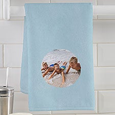Watercolor Photo Personalized Hand Towel - 28983