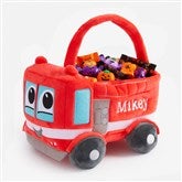 Fire Truck Personalized Plush Halloween Treat Bag - 29011