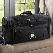 Fishing Monogram Embroidered Duffel Bag - 29015