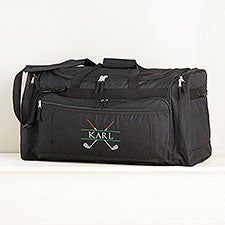 Crossed Clubs Embroidered Golf Duffel Bag - 29016