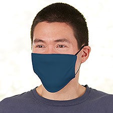 Mens Solid Monogram Personalized Deluxe Face Mask with Filter - 29021