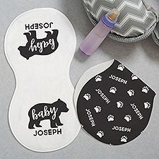 Baby Bear Personalized Burp Cloths - 29114