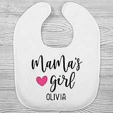 Mamas Girl Personalized Baby Bibs - 29136