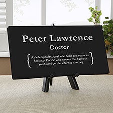 Doctor Definition Personalized Mini Canvas Print - 29139