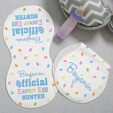 Official Egg Hunter Personalized Easter Burp Cloths - 29202