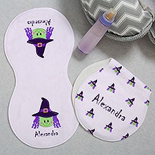 Good Lil Witch Personalized Burp Cloths - 29236