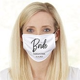 Classic Elegance Bride Personalized Adult Deluxe Face Mask with Filter - 29238