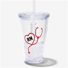 Nurse Personalized 17 oz Acrylic Insulated Tumbler - 29277