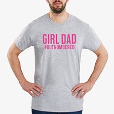 Girl Dad Personalized Dad Shirts - 29283