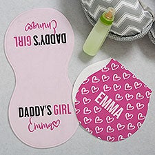 Daddys Girl Personalized Burp Cloths - 29289