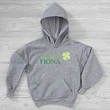 Born Lucky Personalized St. Patricks Day Kids Sweatshirts - 29294