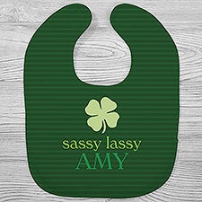 Born Lucky Personalized Baby Bibs - 29303