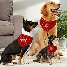 Puppy Heart Personalized Valentines Day Dog Bandanas - 29310