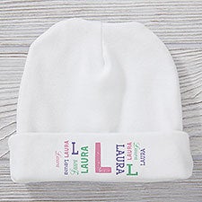 Repeating Name Personalized Baby Hats - 29341