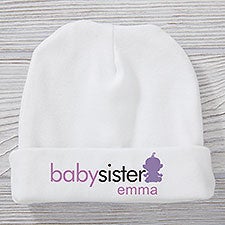Big or Baby Brother  Sister Personalized Baby Hats - 29369