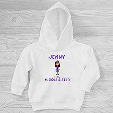 Sister Character Personalized Kids Sweatshirts - 29377
