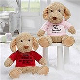Write Your Own Personalized Plush Dog Stuffed Animal - 29379
