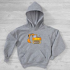 Construction Trucks Personalized Kids Sweatshirts - 29442