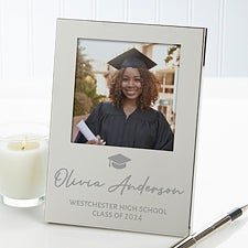 Believe In Their Dreams Personalized Graduation Picture Frame - 29592